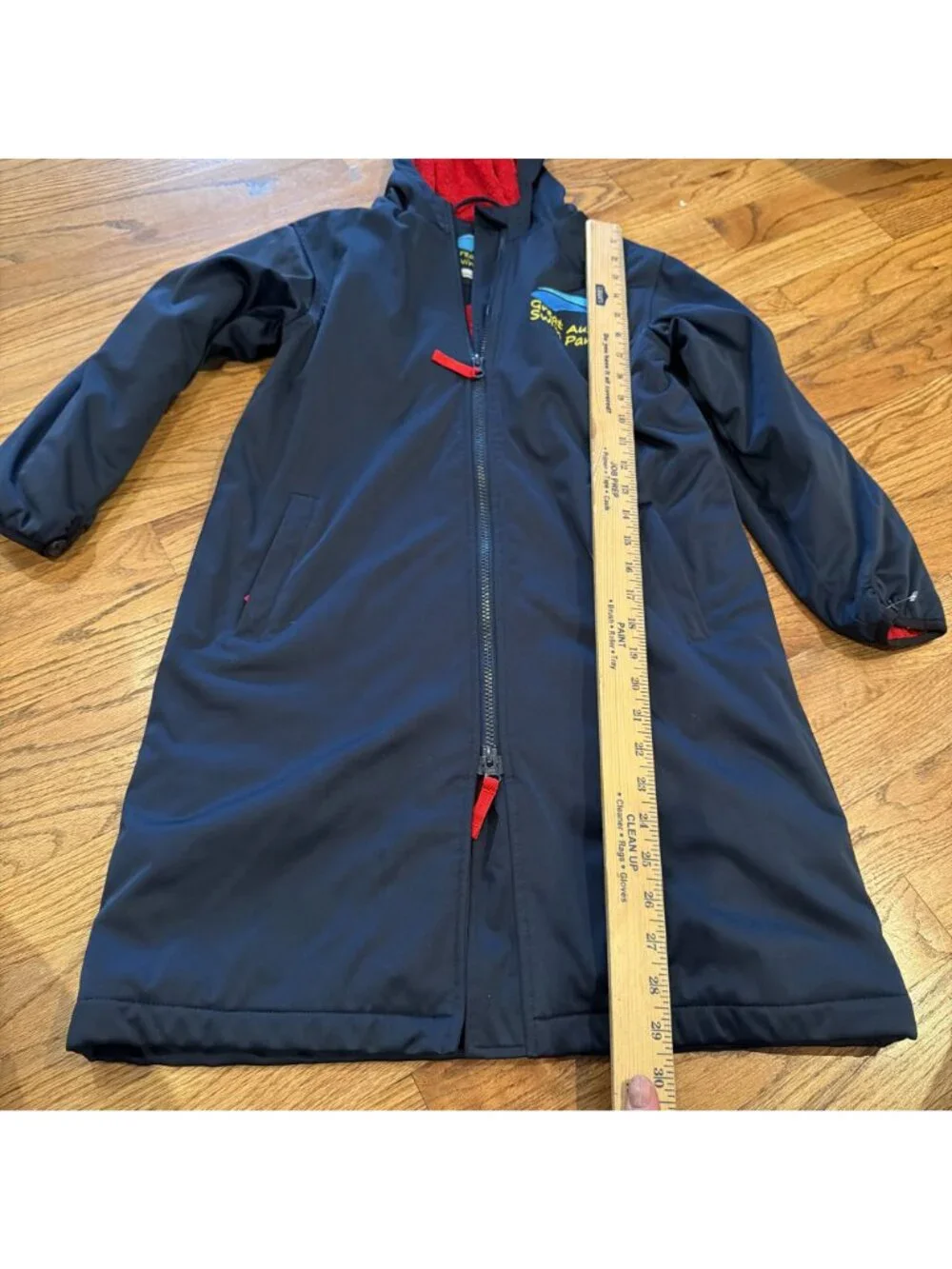 Great Aussie Swim Parkas Size 8 Blue And Red